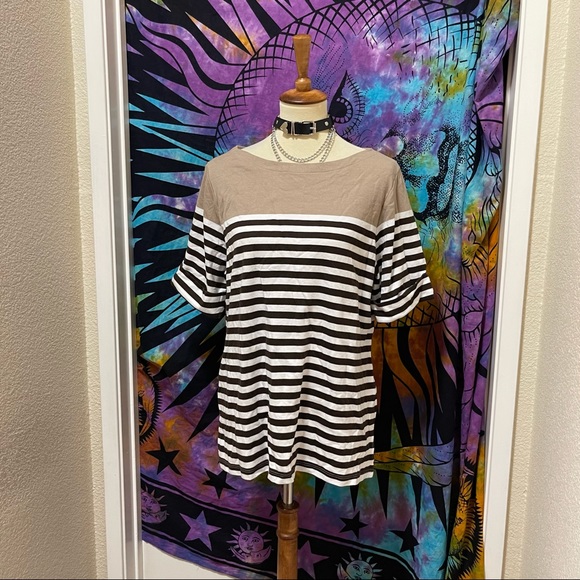 🌈 Lovely striped color block top - Picture 4 of 11